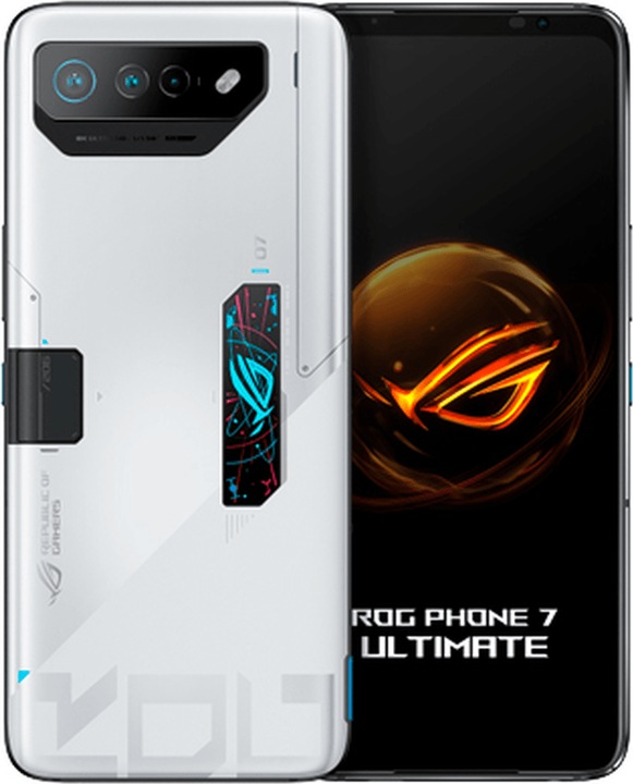 ASUS ROG Phone 7 Ultimate (512 GB, Storm White, 6.78", Dual SIM, 50 Mpx, 5G)