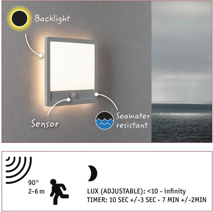 Produktbild Paulmann Panel Lamina (1100 lm, IP44)
