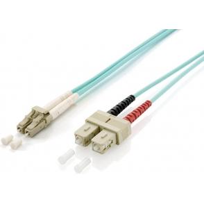 equip Adapterkabel, LC/SC 50/125µ OM3 (CAT7, 2 m), Netzwerkkabel