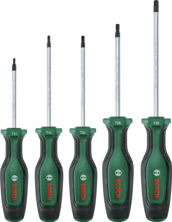 Productafbeelding Bosch Home & Garden Torx 5-delige schroevendraaierset