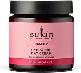 Image du produit Sukin Crème hydratante à la rose musquée, prune, grenade et avocat pour visage, cou et décolleté (120 ml, Crème de jour)