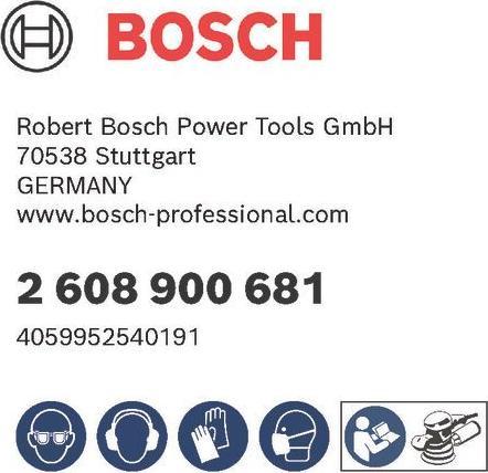 Immagine prodotto Bosch Professional Zubehör Expert M480 Rete di levigatura per levigatrice rotorbitale, 125 mm, G 100, 50 pezzi (100)
