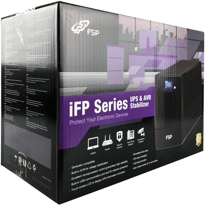 Produktbild Fortron USV iFP1000 Line-interactive 1000VA (1000 VA, 600 W, Line-Interaktiv USV)