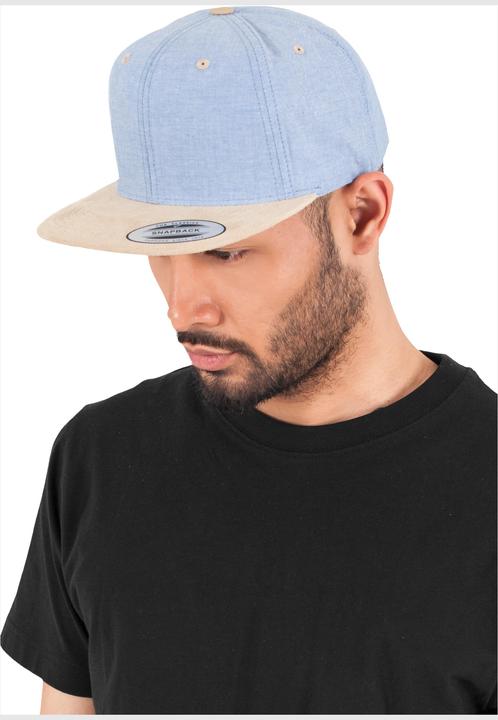 Produktbild Flexfit Chambray-Synthetic-Suede Snapback (One Size)