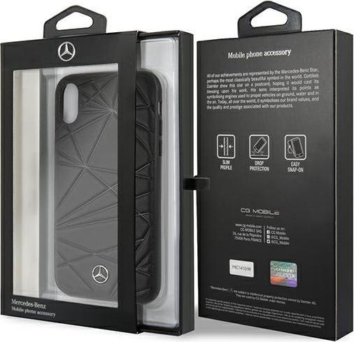 Actual product image Mercedes MEPERHCI61QGLBK iPhone Xr czarny/black hardcase Twister (Apple iPhone XR)