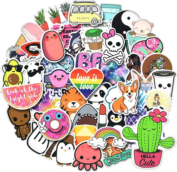 Actual product image JTI Pack with stickers - sweet mixture