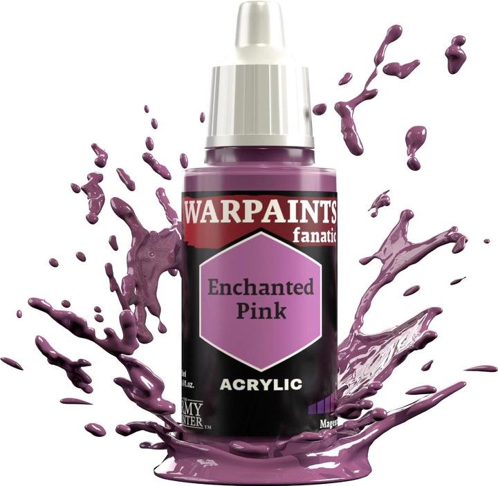 Actual product image The Army Painter Colour Warpaints Fanatic: Enchanted Pink 18 ml