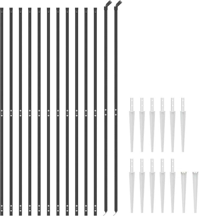 Produktbild vidaXL Maschendrahtzaun