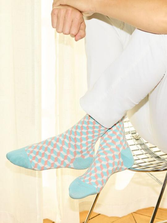 Produktbild Bleuforêt Socken Cubes (Einzelpack, 39 - 42)