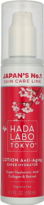 Produktbild Hada Labo Tokyo Anti-Ageing Super Hydrator Lotion mit Super-Hyaluronsäure, Collagen & Retinol für (150 ml)