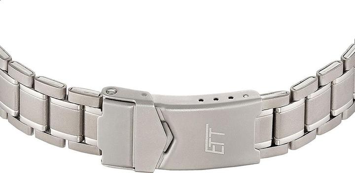 Actual product image ETT ELT-11447-31M Radio Controlled Solar Drive Basic Titanium Ladies Watch 32mm 5ATM (Radio-controlled clock, 32 mm)