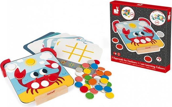 Produktbild Janod Magnetspiel Farben und Formen (Deutsch, Englisch, Französisch, Italienisch, 2 - 5 Jahre)