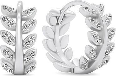 Image du produit Brilio Silver - Charmants boucles d'oreilles en argent avec zircons EA480W