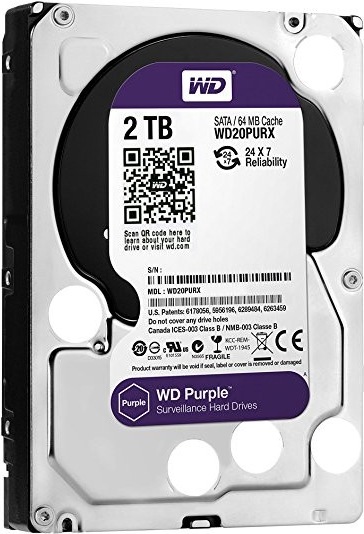 Actual product image WD Purple (2 TB, 3.5", CMR)