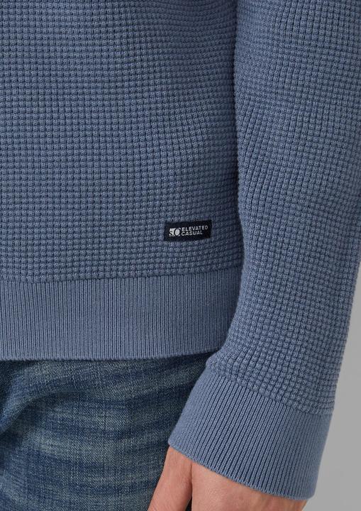 Produktbild s.Oliver Strickpullover Strukturmikx-Pullover aus reiner Baumwolle (M)