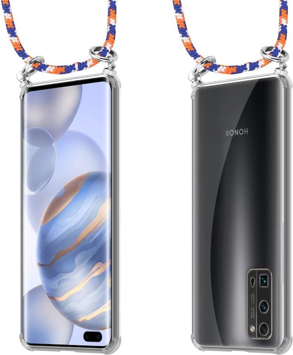 Produktbild Cadorabo TPU Handy Kette SILBER Cover