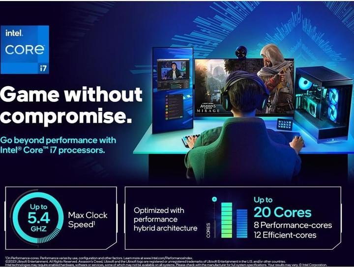 Image du produit Intel i7-14700 (LGA 1700, 2.10 GHz, 20 -Core)