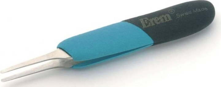 Produktbild Weller Erem Ergonomische Präzisionspinzette mit geraden flachen abgerundeten Spitzen für einfache Greifarbeiten