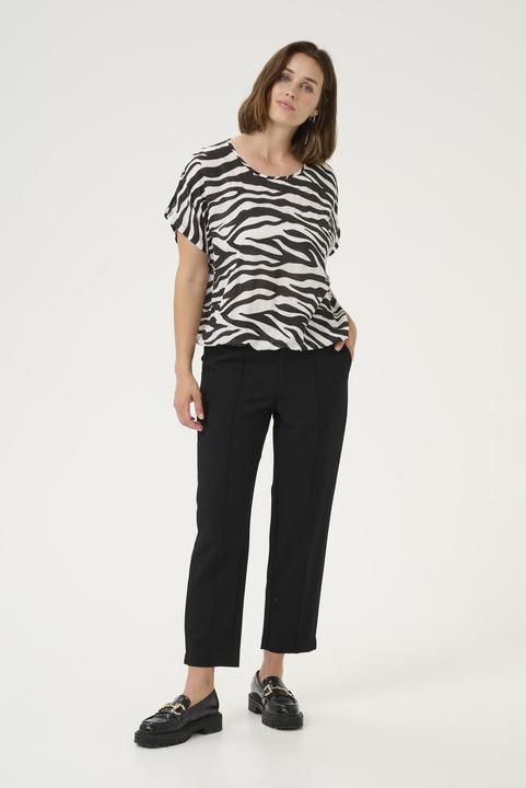 Black, chalk animal print
