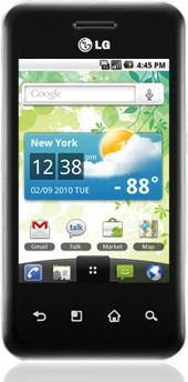 LG E720 Optimus Chic - Noir (150 Go, 3.20", 5 Mpx, 3G)