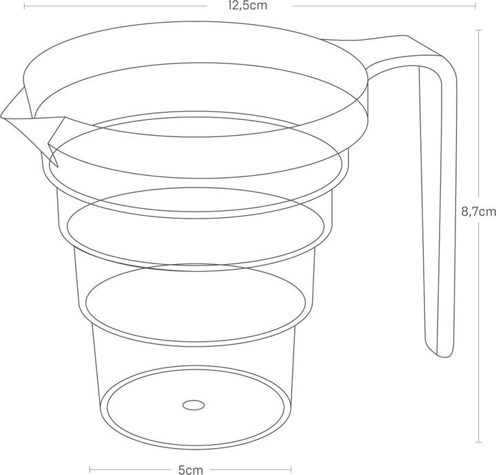 Image du produit Yamazaki Messbecher (200 ml) LAYER (200 ml)