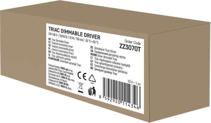 Immagine prodotto Emos Driver dimmerabile a triac per luci LED 700mA 28W
