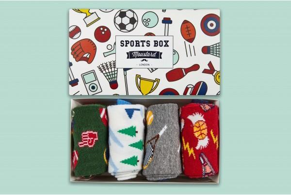 Immagine prodotto Moustard Box Sport (confezione da 4, 41 - 47)