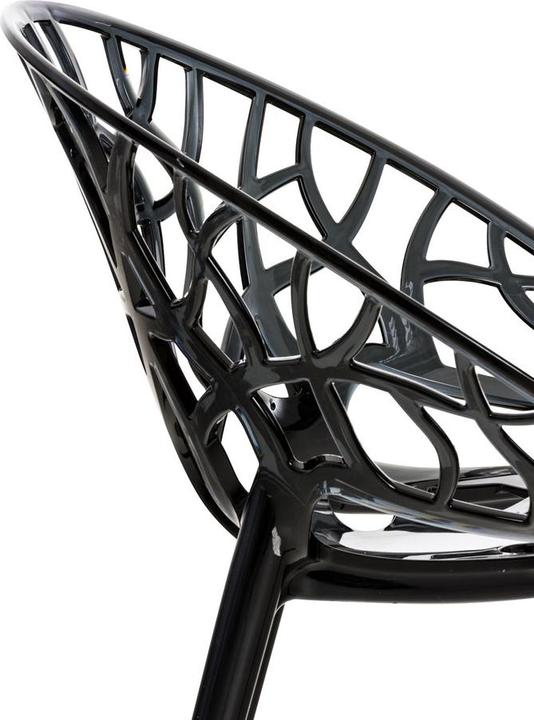Actual product image CLP Stacking chair CRYSTAL, black