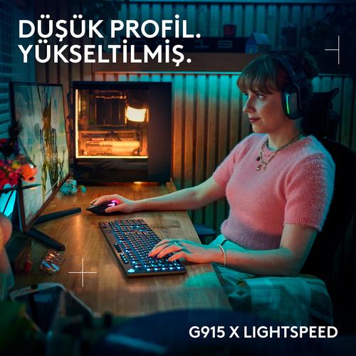 Actual product image Logitech G915 X Lightspeed (Eng. Int., Wireless, Cable)
