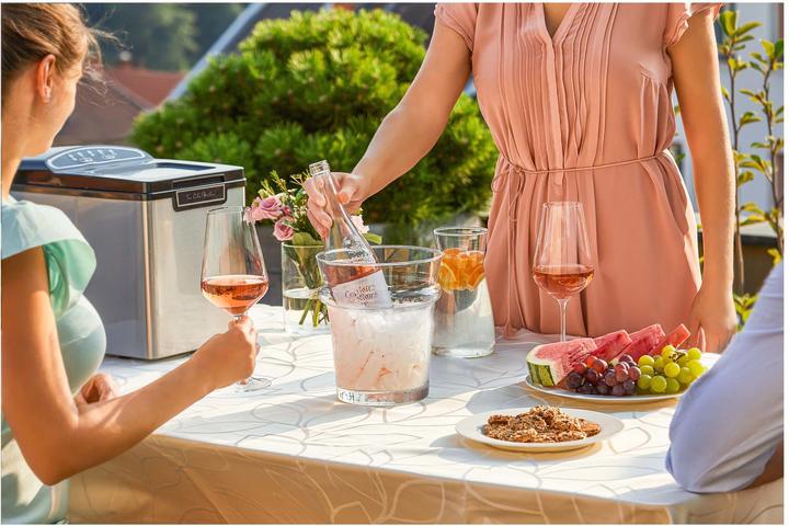 Actual product image Sencor SIM 3500SS ice cube maker Portable ice cube maker /24h Black, Silver