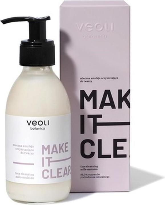Immagine prodotto Veoli Botanica Make It Clear latte detergente emulsione viso 200ml (Lozione detergente, 200 ml)