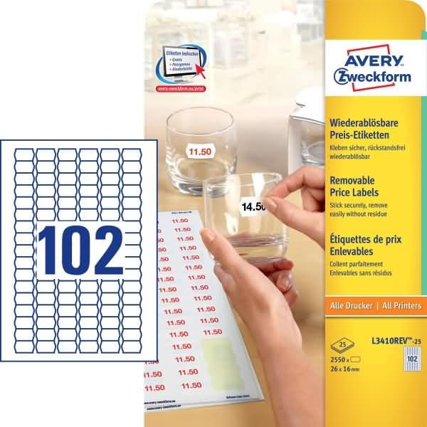 Produktbild Avery Preis-Etiketten