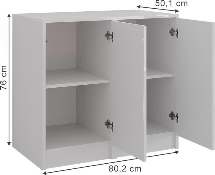 Image du produit Vicco Sherry (80.20 x 50.10 x 76 cm)
