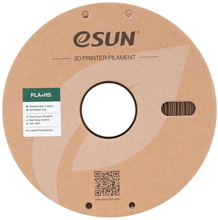 Produktbild eSUN EPLA+HS 1,75mm BROWN 1kg (PLA+, 1.75 mm, 1000 g, Braun)