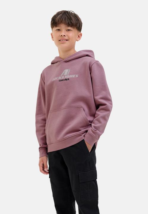 Actual product image Jack & Jones Jcotier Front Print Sweat Hood Sn Jnr (176)