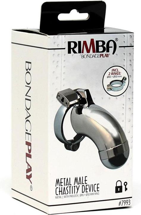 Produktbild Rimba Penis-Keuschheitskäfig mit Vorhängeschloss close