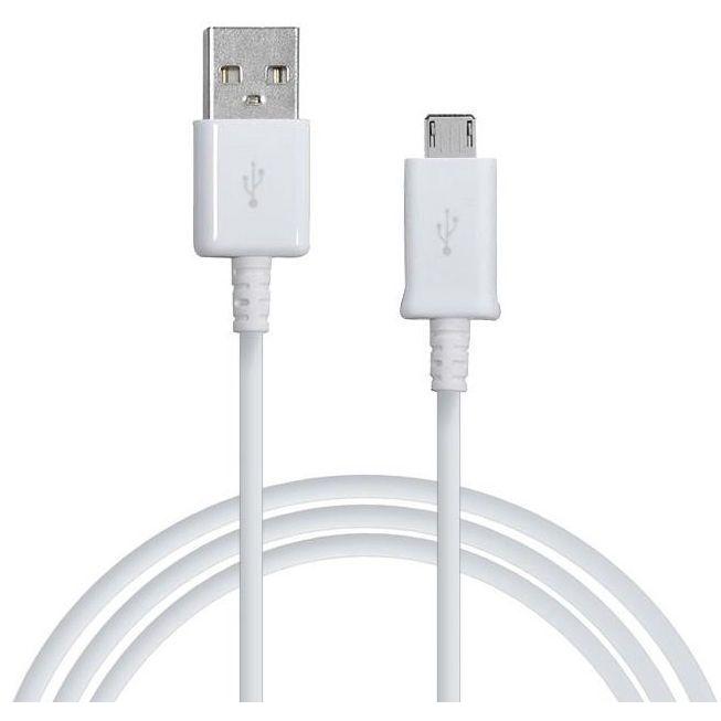 Samsung Cable Universal Micro USB 2.0 Data and Charger Cable 1.5m (OEM) White (1.50 m, USB 2.0), Cavo USB