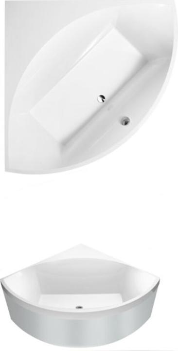 Villeroy & Boch V&B Einbauwanne SQUARO Eck 1450x1450mm we (240 l, 145 cm, 145 cm)