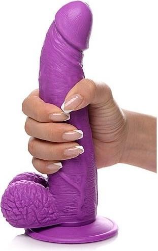 Produktbild Pop Peckers Poppin Dildo 19 cm - Purple
