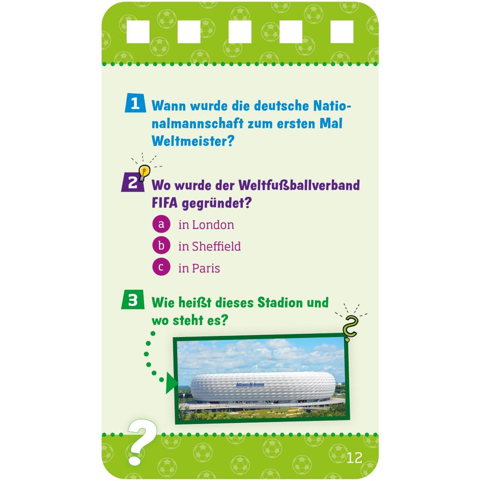 Thumbnail - WAS IST WAS Quiz Fussball, Kinderbücher von Lorena Lehnert