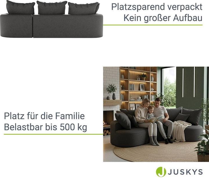 Produktbild Juskys Sofa Tirano (2-Sitzer)