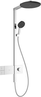 Actual product image hansgrohe Raindance Alive S EcoSmart Thermostatic Shower System with Rain Shower and Hand Shower