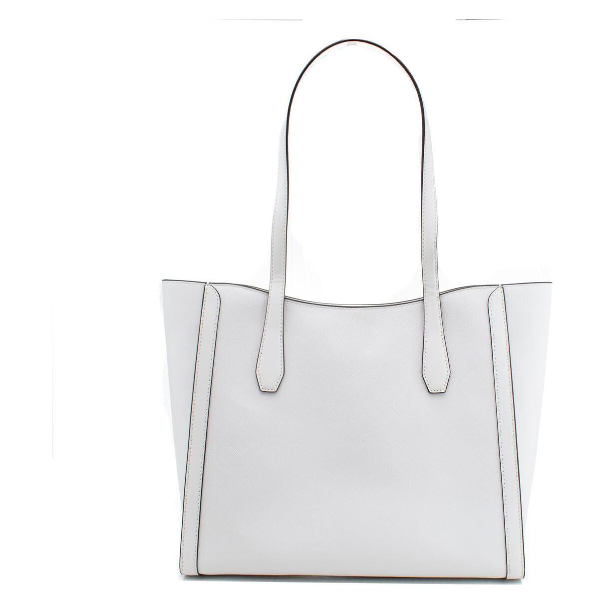 Michael Kors, Vrouwen, Handtas, Shoulder Bag Leida White 34 X 29 X 12 Cm, Wit