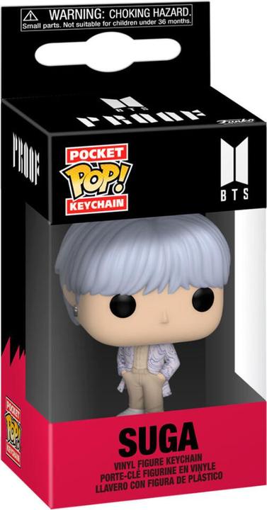 Actual product image Funko BTS POP! vinyl keychain 4 cm Suga Display (12)