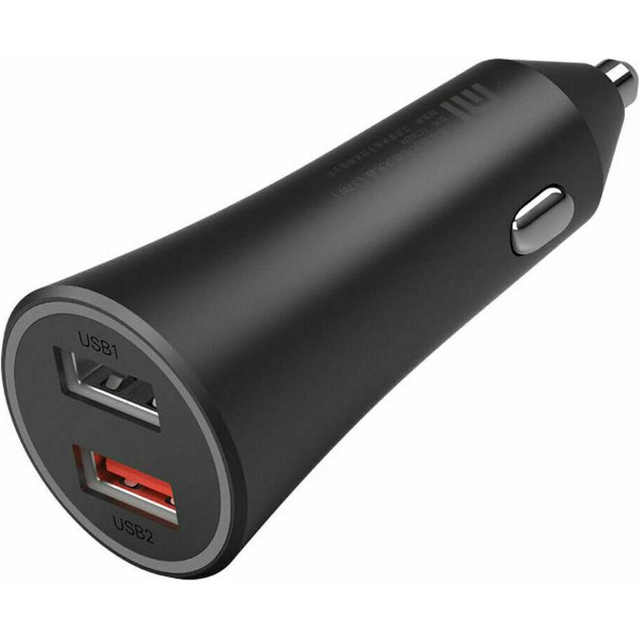 Xiaomi Caricabatterie da auto Quick Charge Edition 37W, Adattatore per auto, Nero