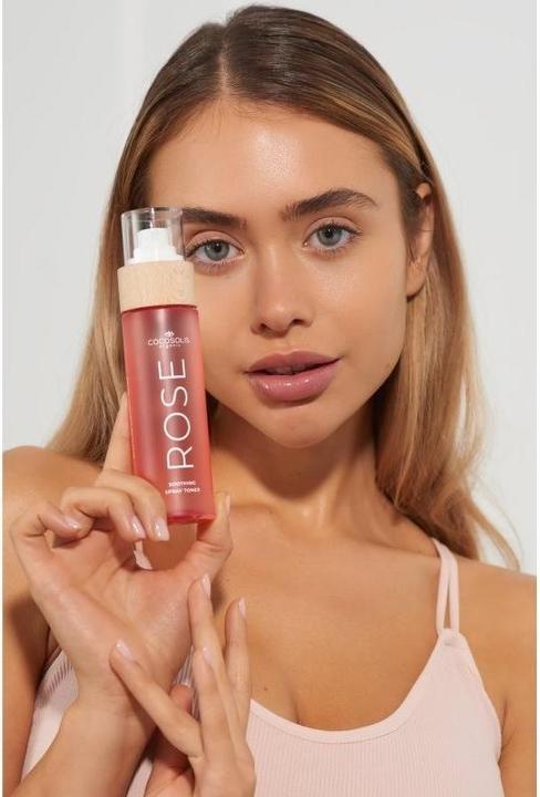 Immagine prodotto Cocosolis Rose Soothing Spray Toner Tonico detergente e idratante per il viso con Rosa Damascena, Prickl (Tonico per il viso, 110 ml)