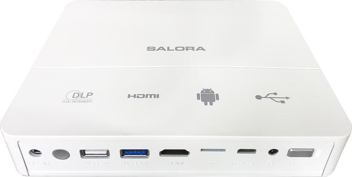 Image du produit Salora DBS350 - Projecteur - DLP - Accu - Android - Bluetooth - Wifi (WXGA, 1600 lm)