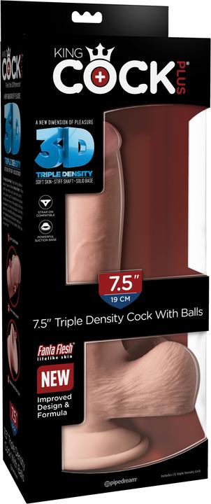 Produktbild Pipedream King Cock Triple Density wBalls 7.5"