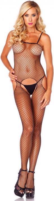 Produktbild Leg Avenue Nahtloses Netz-Catsuit (One Size)