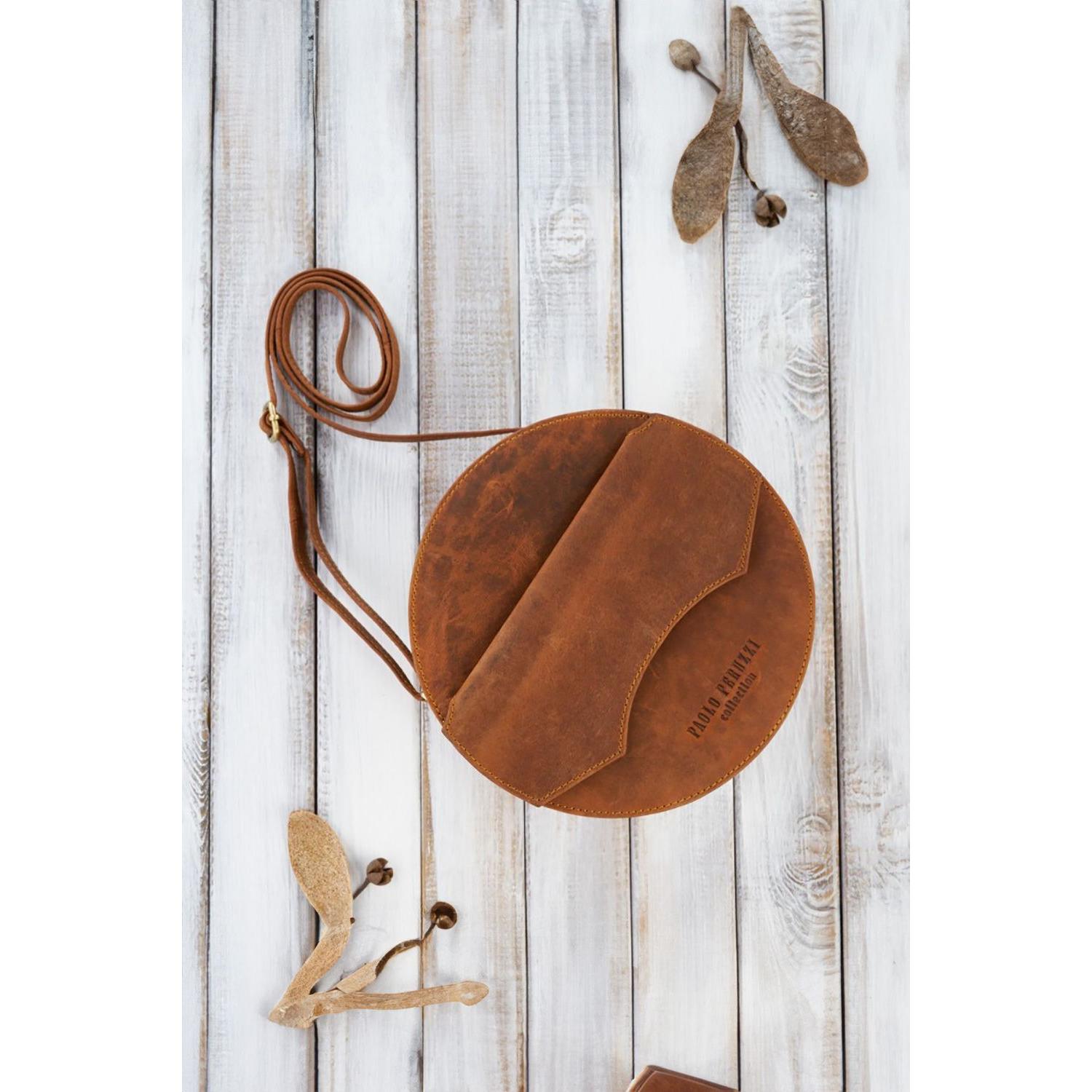 Galanter, Handtasche, Naturledertasche model, Orange